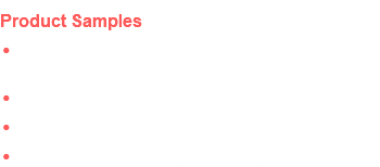 Product Samples Send samples to a targeted group using your own mailing list and reach consumers nationwide Get measurable results Bring in new business cost-effectively Increase awareness of your product